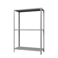 Стеллаж для офиса MS Strong 2550x1200x300 (3 полки)